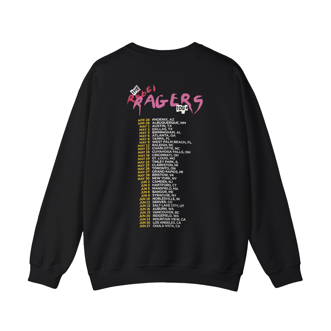 KiD CuDi Tour Merch - Rebel Ragers Tour Sweatshirt