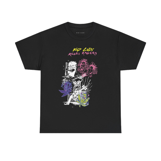 KiD CuDi Tour Merch - Rebel Ragers Black Tour Tee
