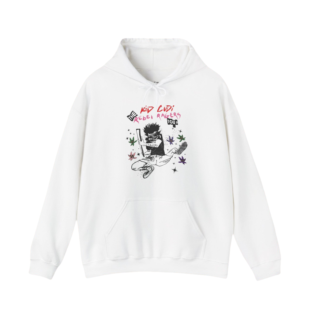 KiD CuDi Tour Merch - Rebel Ragers Tour Hoodie