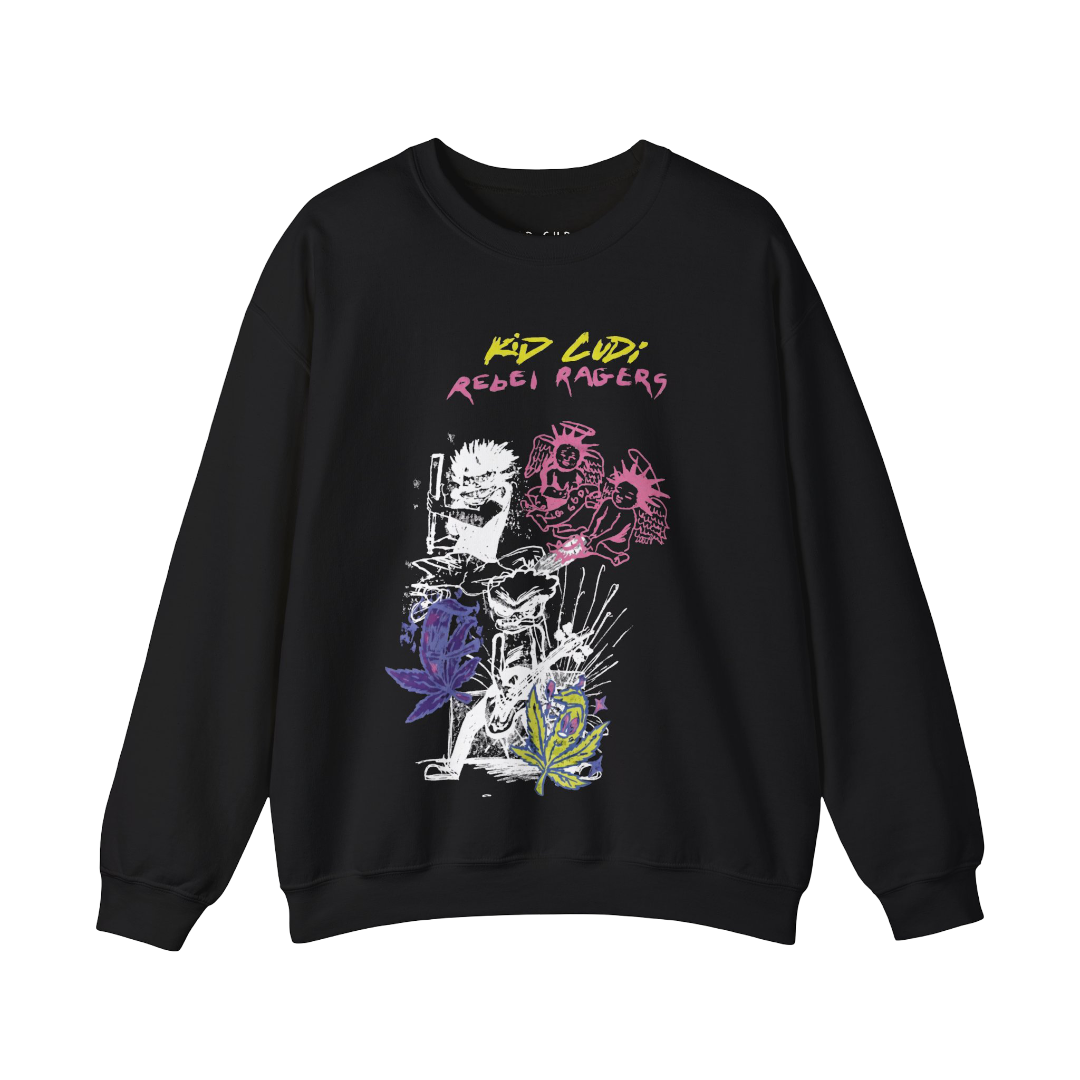 KiD CuDi Tour Merch - Rebel Ragers Tour Sweatshirt