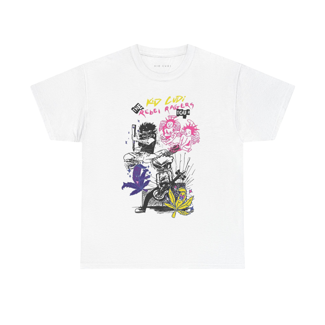 KiD CuDi Tour Merch - Rebel Ragers Tour Tee