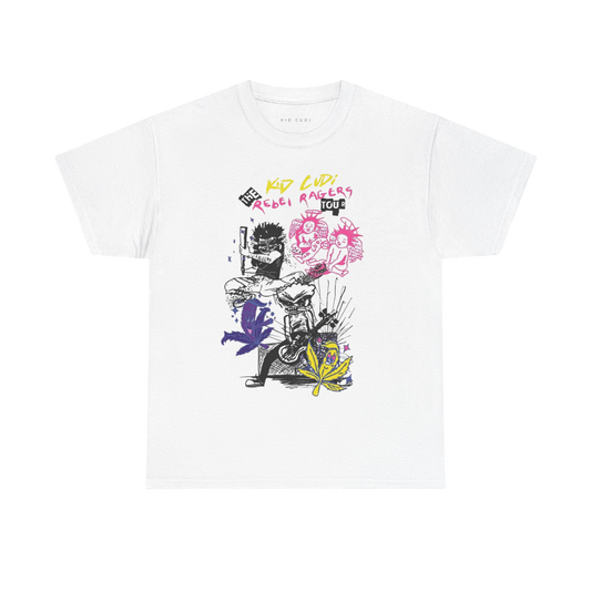 KiD CuDi Tour Merch - Rebel Ragers Tour Tee