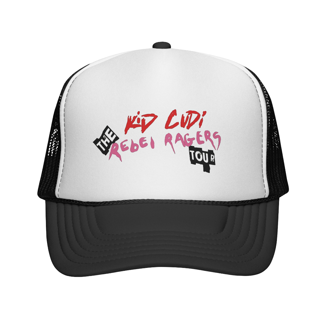 KiD CuDi Tour Merch - Rebel Ragers  EXCLUSIVE Trucker Cap