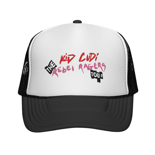 KiD CuDi Tour Merch - Rebel Ragers  EXCLUSIVE Trucker Cap